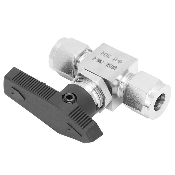 304 Stainless Steel Valve Ф8 Smooth Delicate Tightness SS‑44S6 Needle Valve 930Psi for Automobile And Shipbuilding Industry Water Gas Oil 